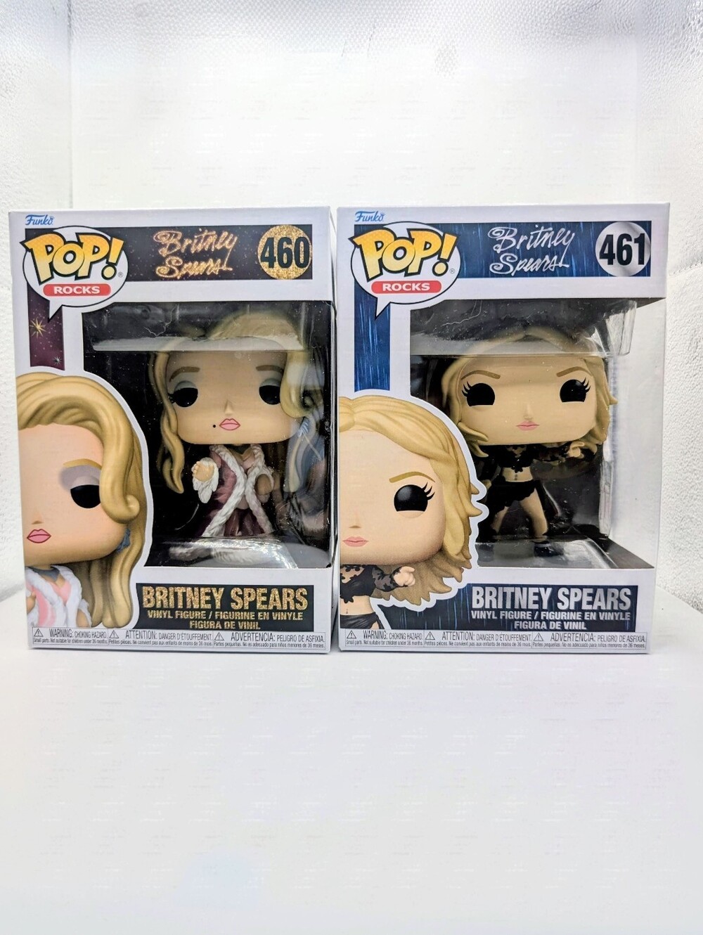 Funko Pop! Britney Spears Lucky + Stronger Vinyl Figures Dolls NEW Box 460 461